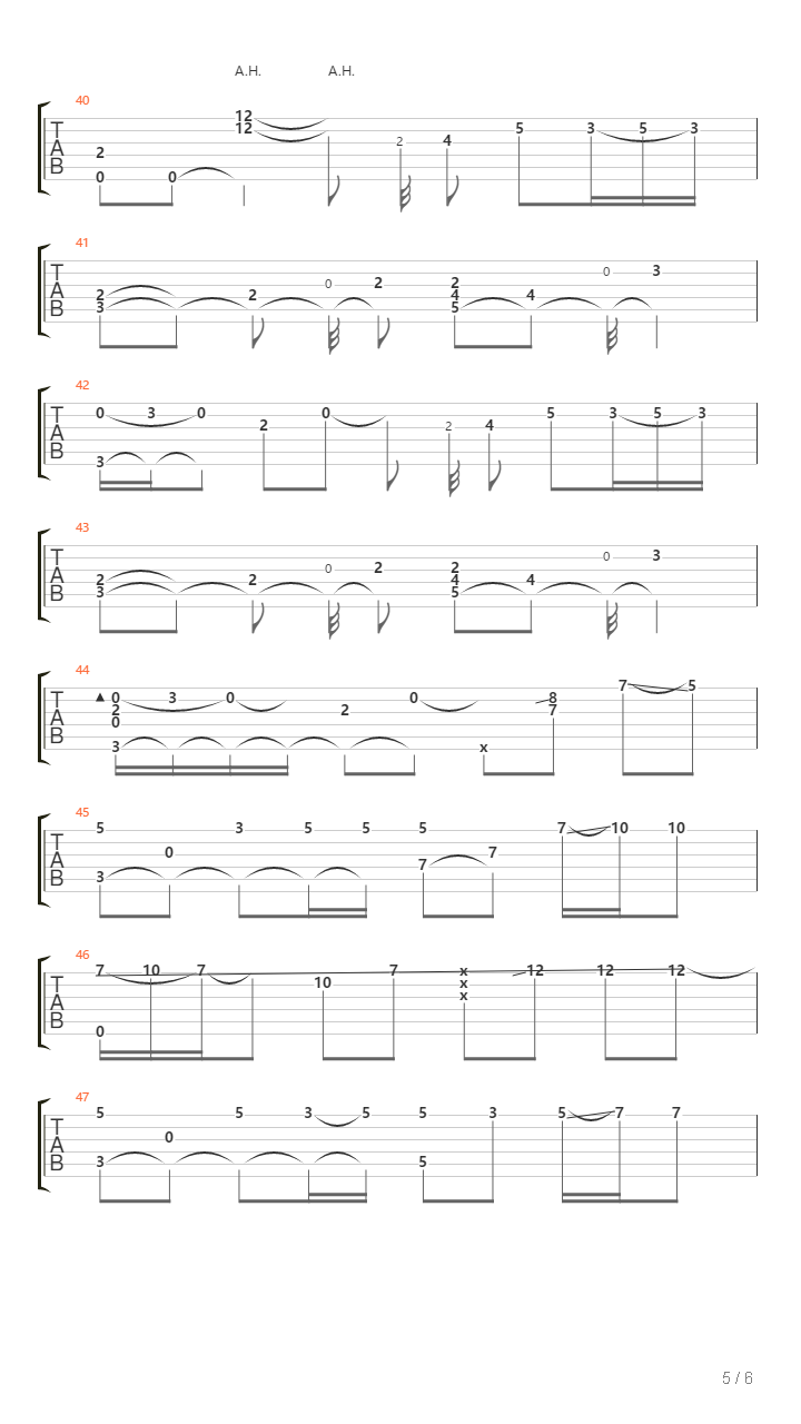 安河桥（完美指弹版 附送前奏的鼓点，副歌）吉他谱