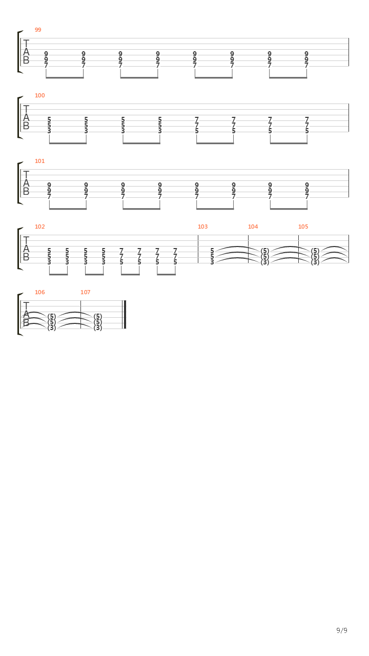 Missing吉他谱