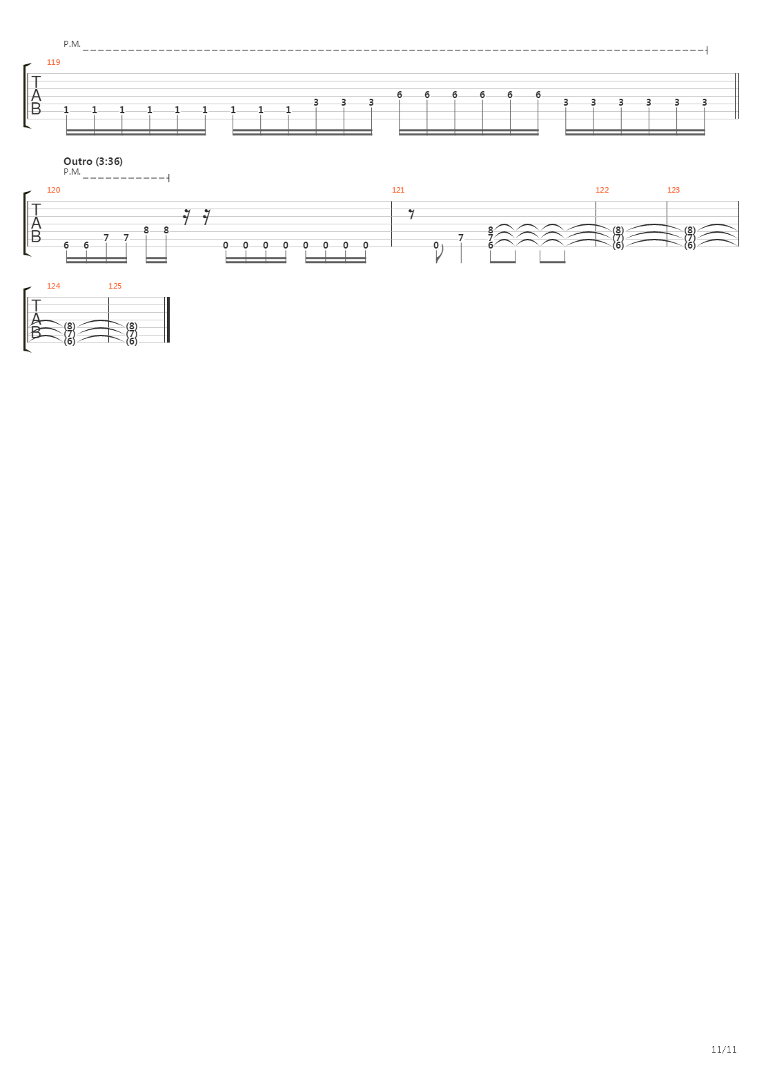 The Singe吉他谱