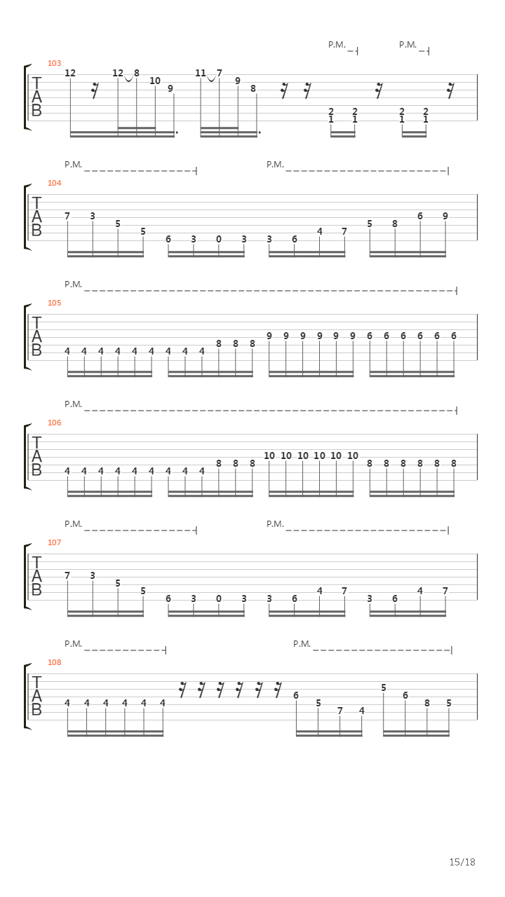 The Singe吉他谱