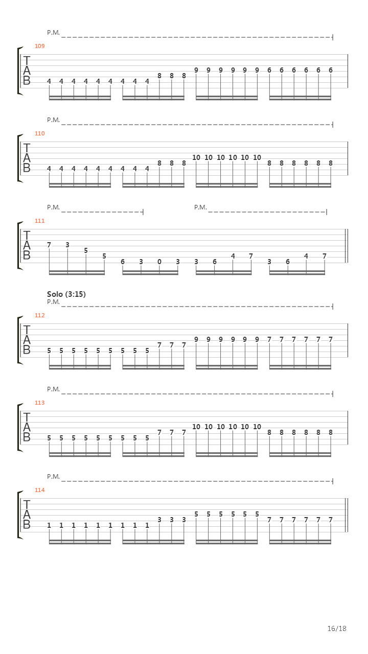 The Singe吉他谱