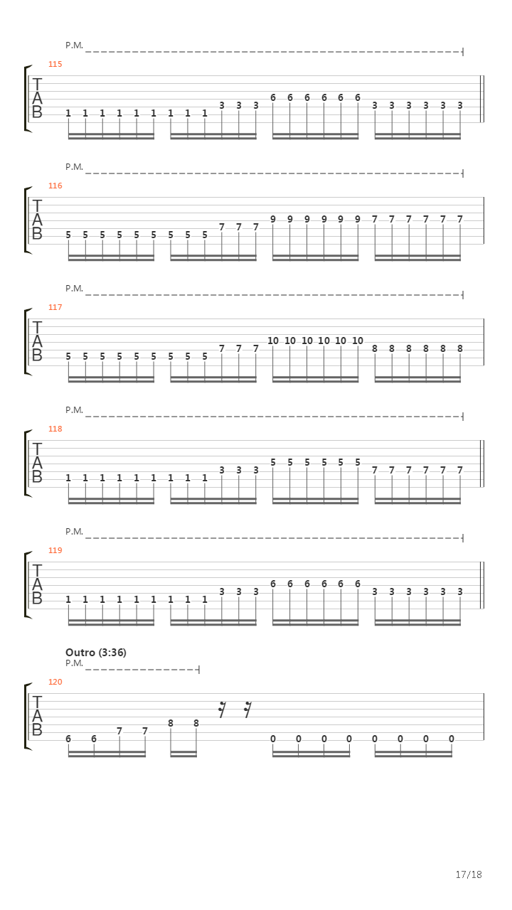 The Singe吉他谱