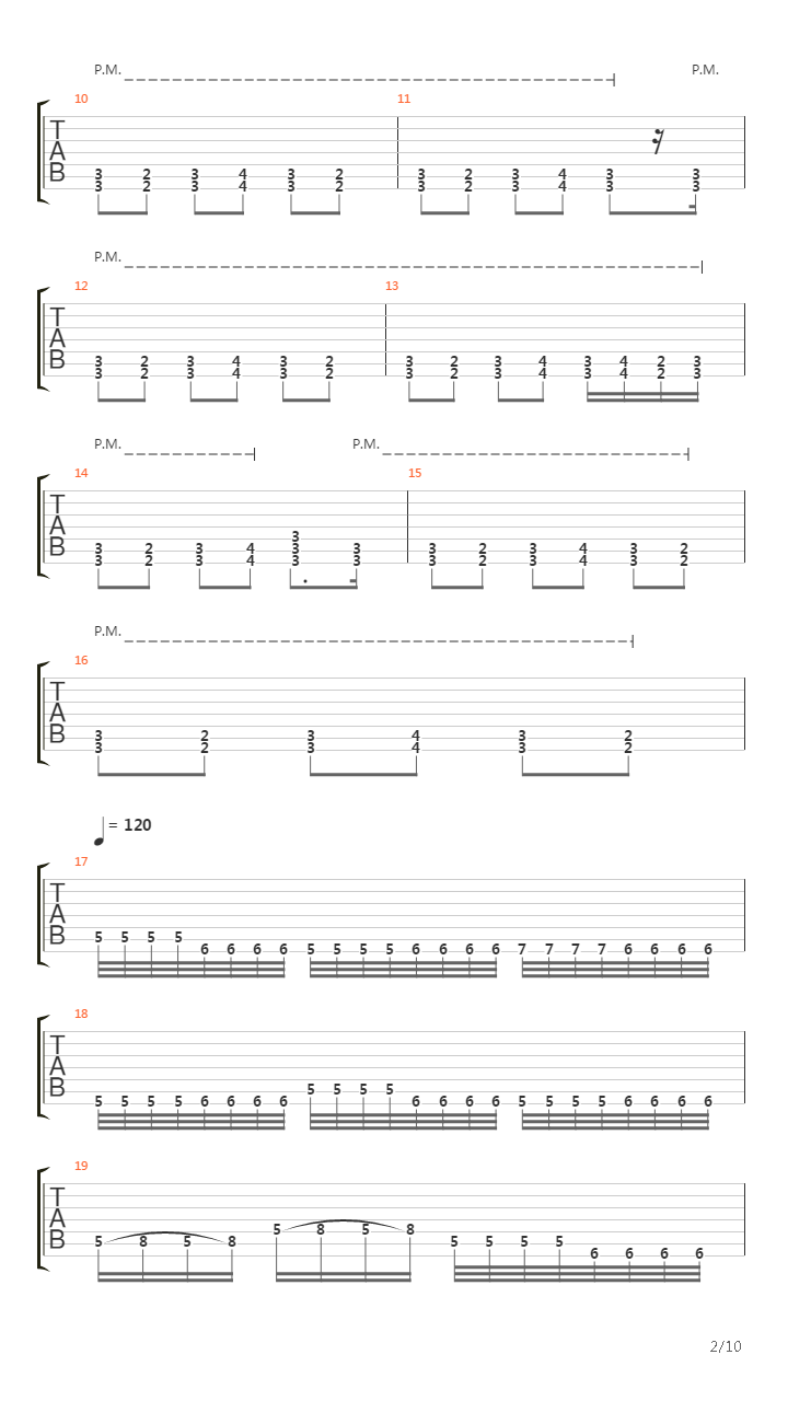 A Massacre In The North吉他谱