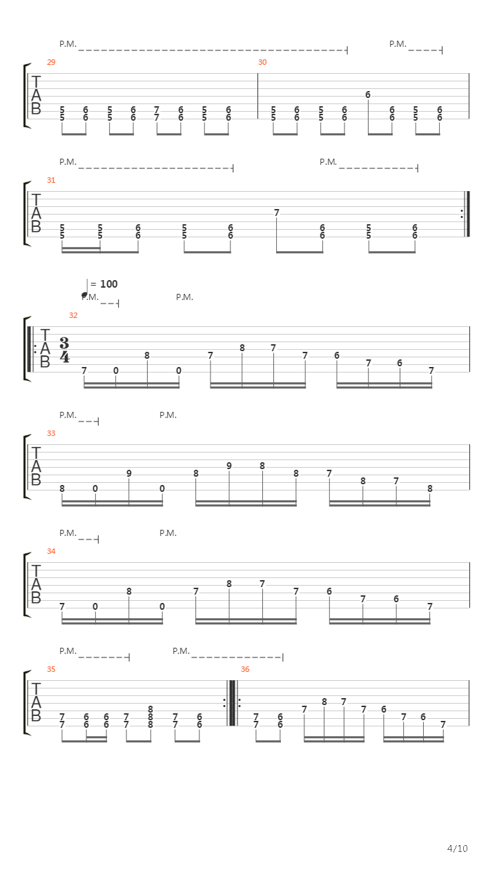 A Massacre In The North吉他谱