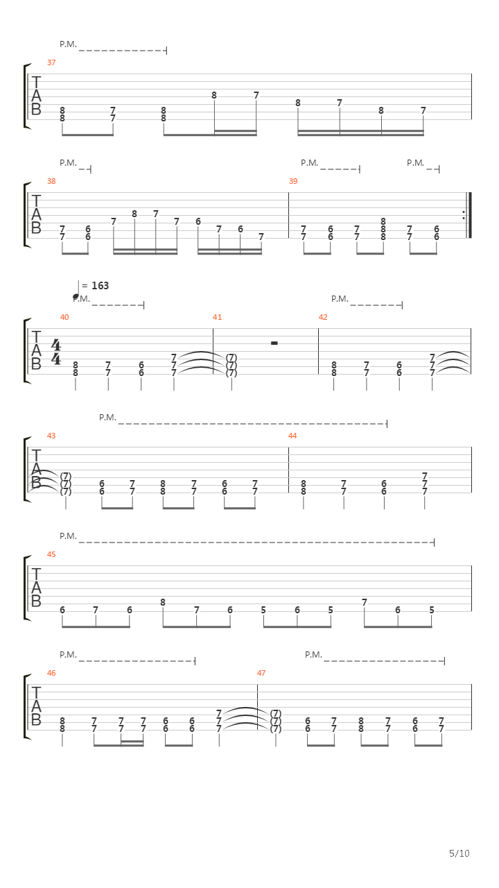 A Massacre In The North吉他谱