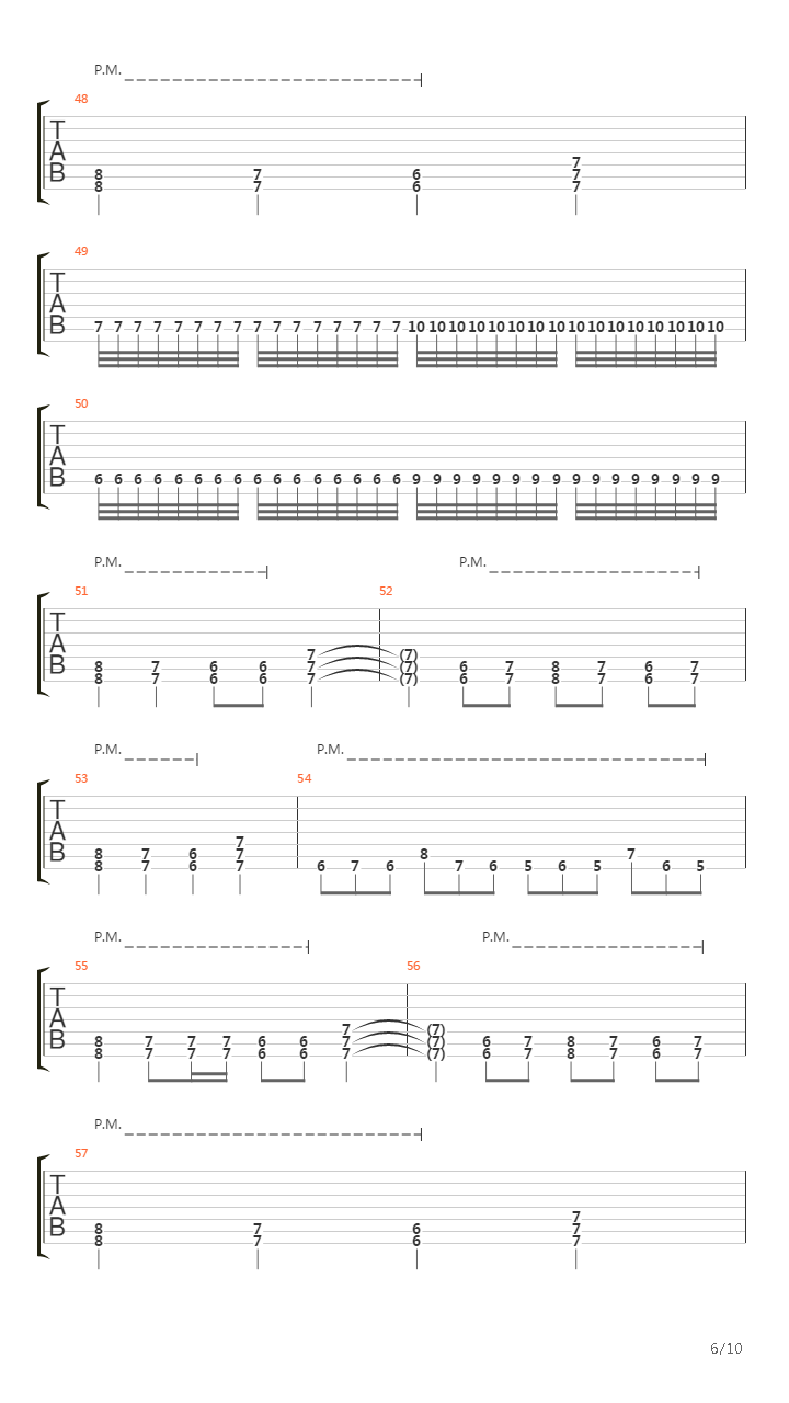 A Massacre In The North吉他谱