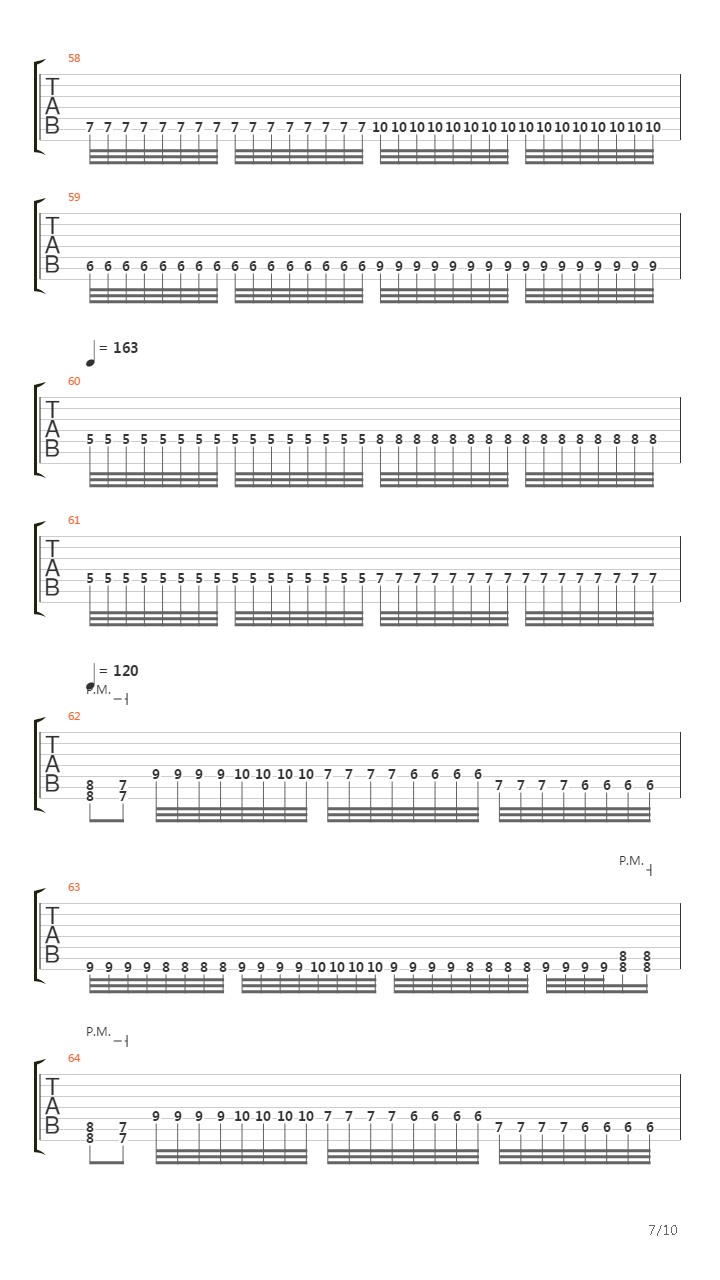 A Massacre In The North吉他谱