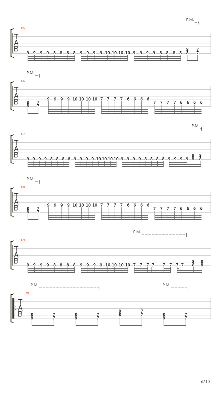 A Massacre In The North吉他谱