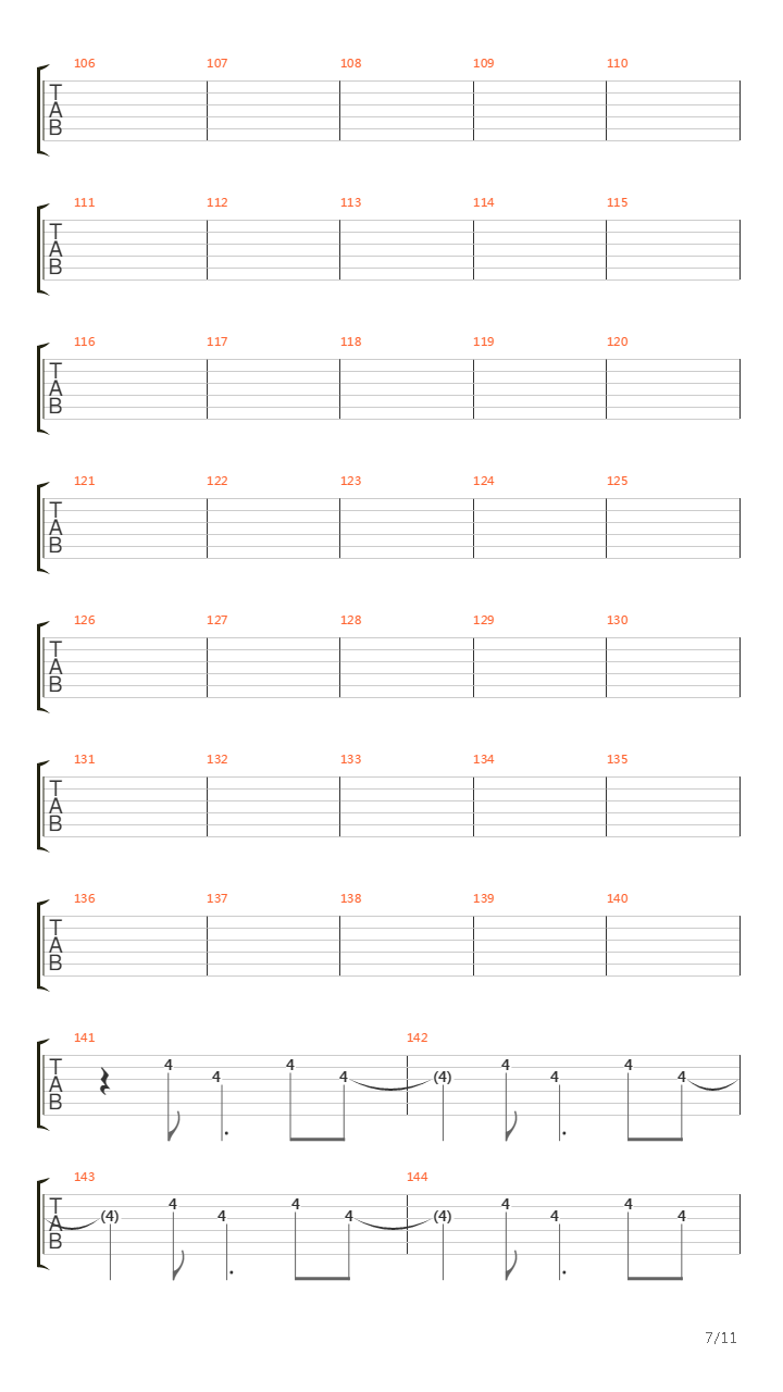 X吉他谱