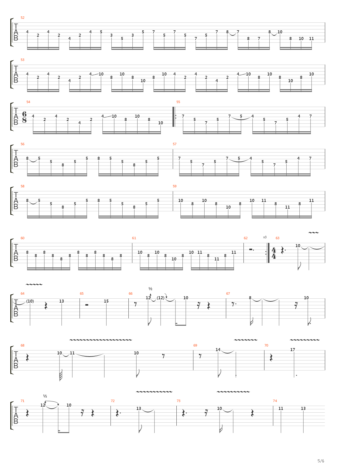 Backpfeifengesicht吉他谱