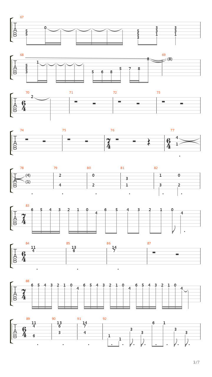 Theme For Capricornir吉他谱