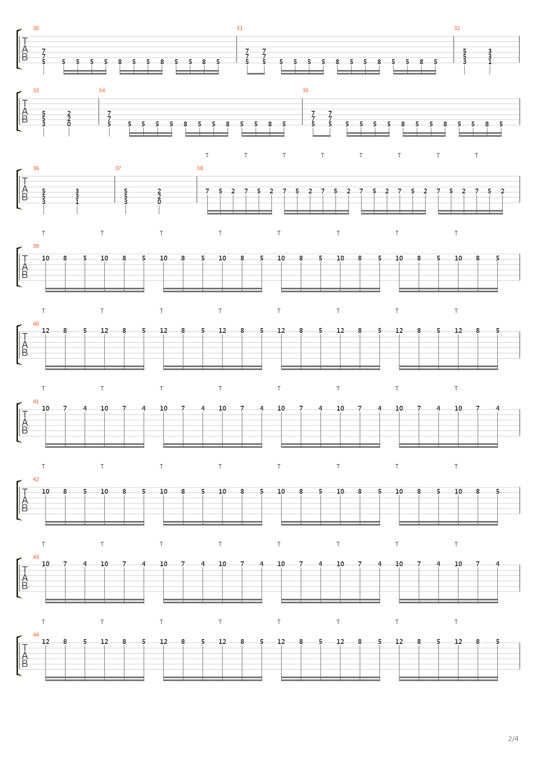 Theme For Jce吉他谱