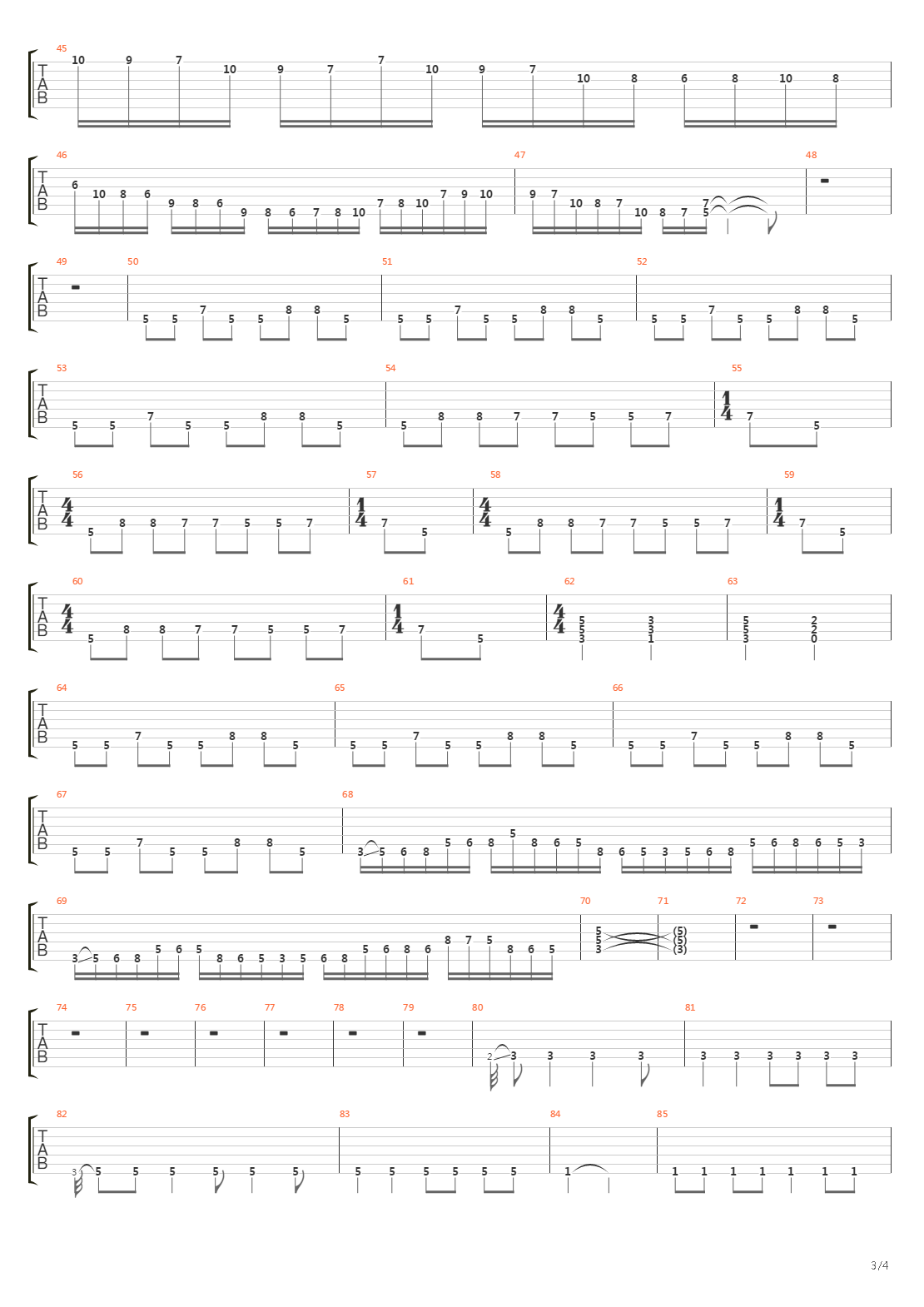 Theme For Jce吉他谱