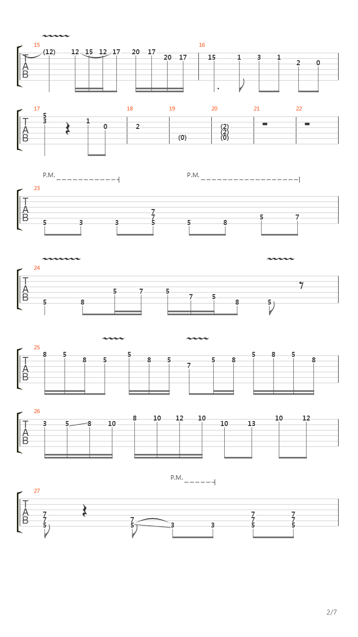 Theme For Jce吉他谱