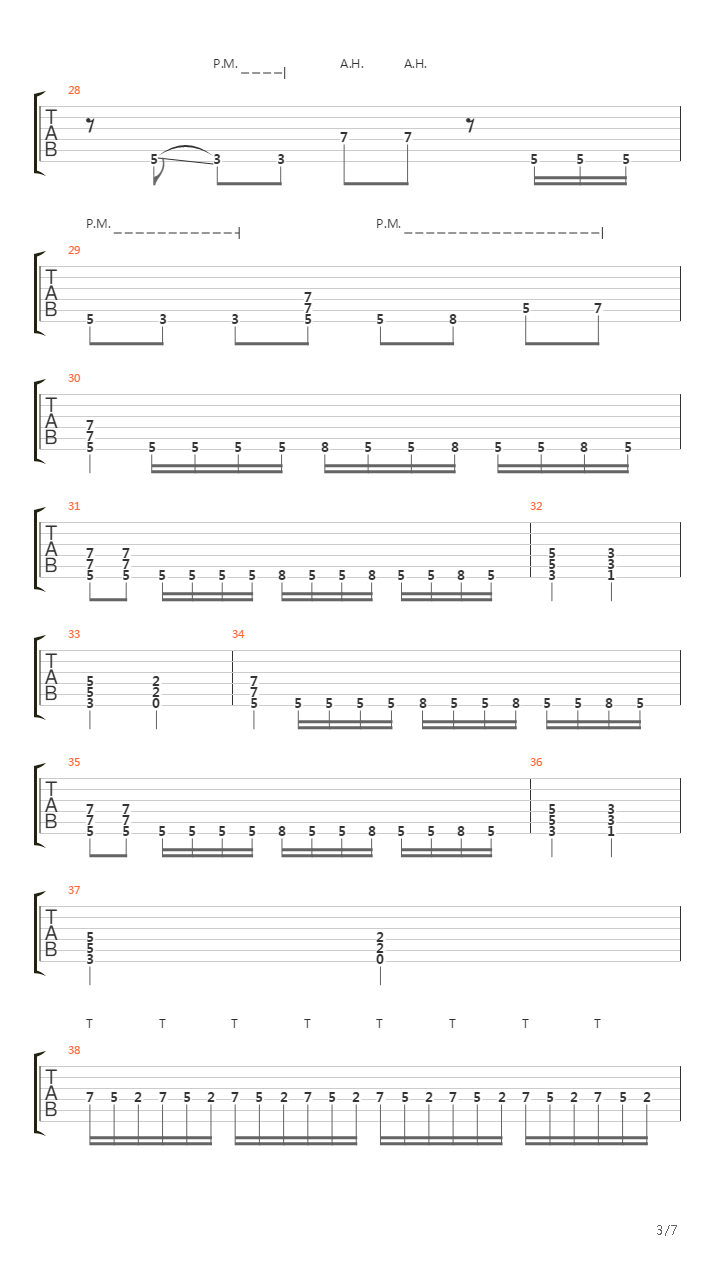 Theme For Jce吉他谱