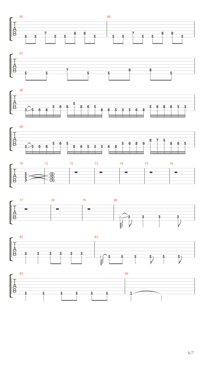 Theme For Jce吉他谱