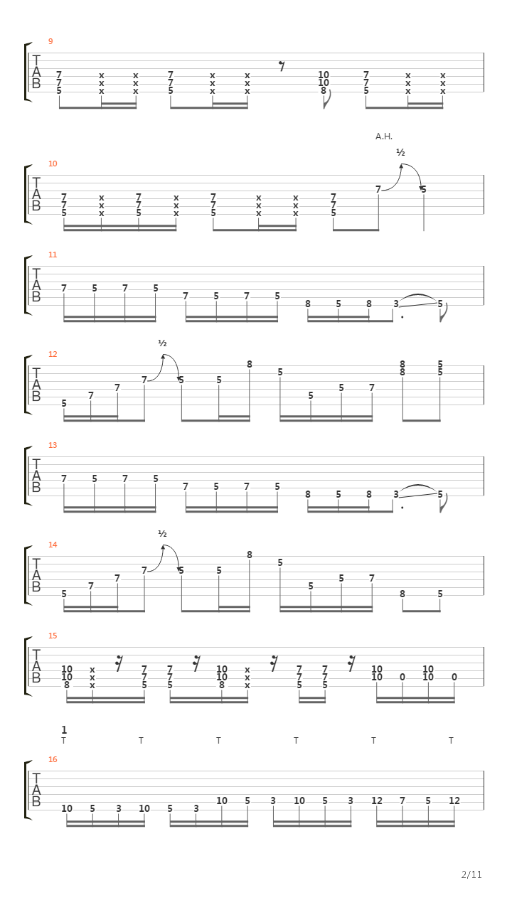 Theme For Jester吉他谱