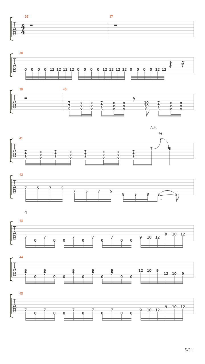 Theme For Jester吉他谱