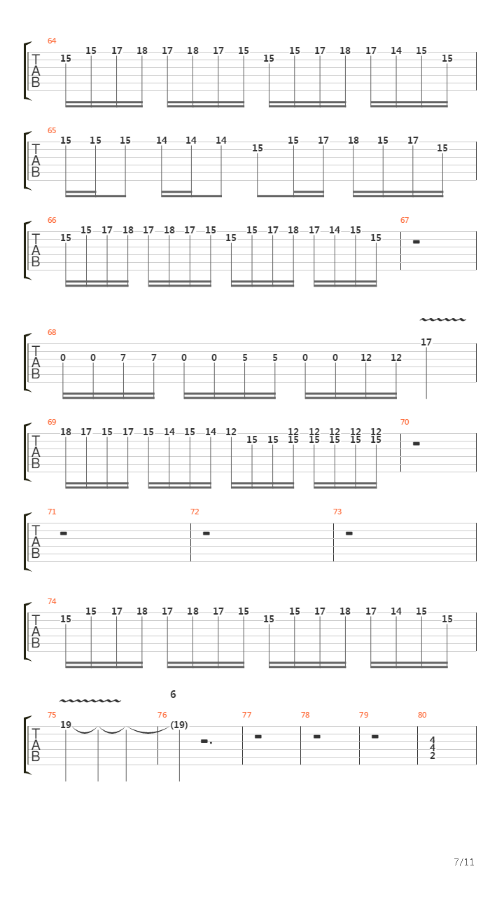 Theme For Jester吉他谱