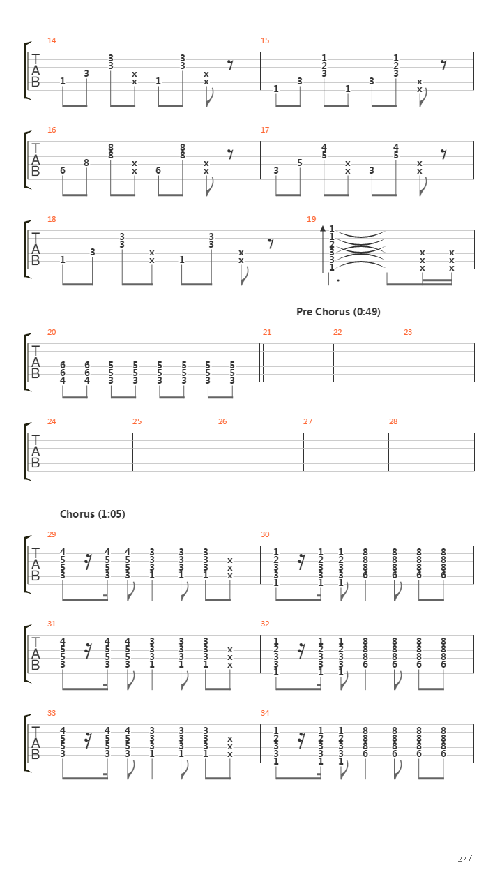 Dor De Tine吉他谱