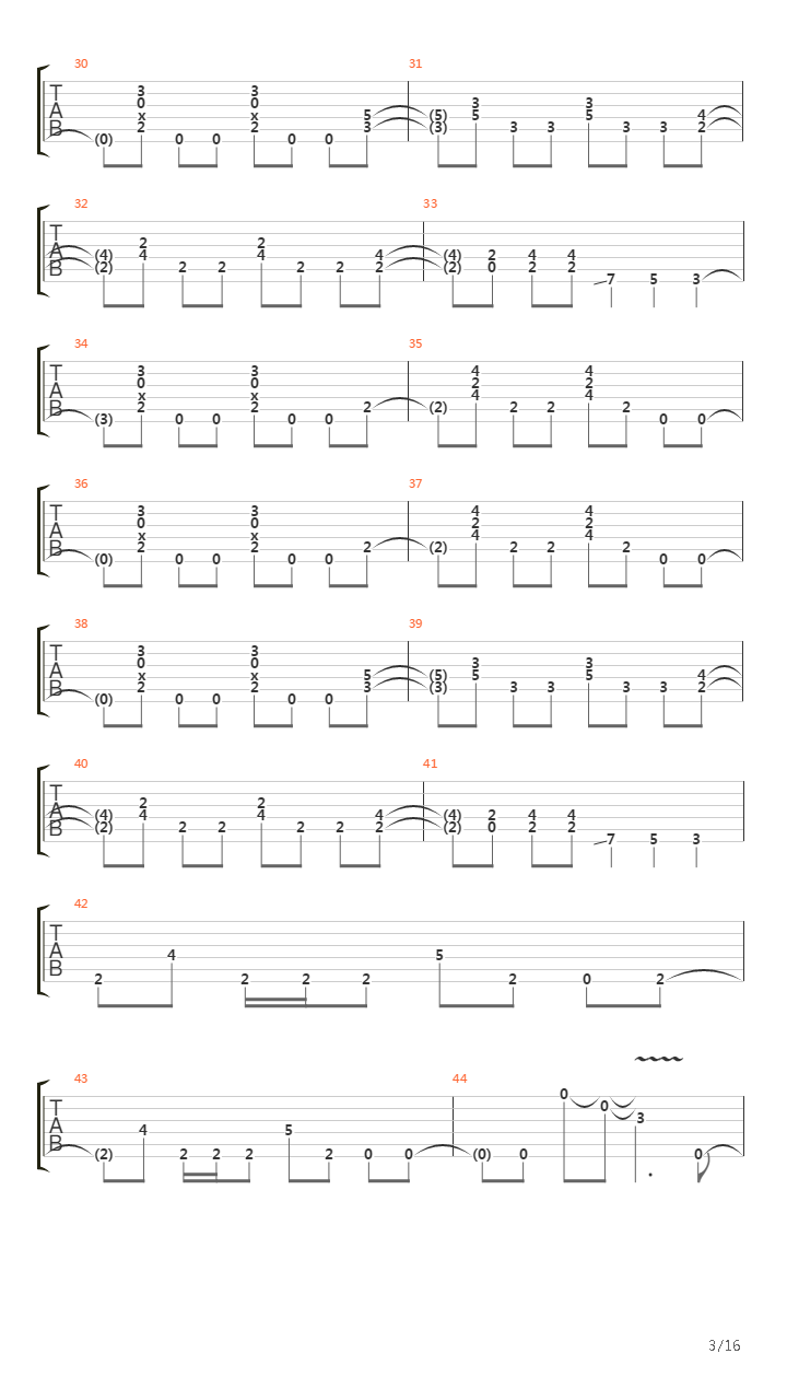 Fields Of Desolation吉他谱