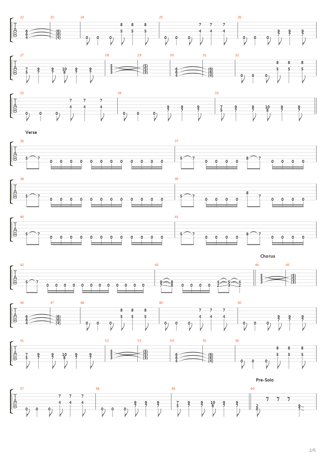 The Race吉他谱