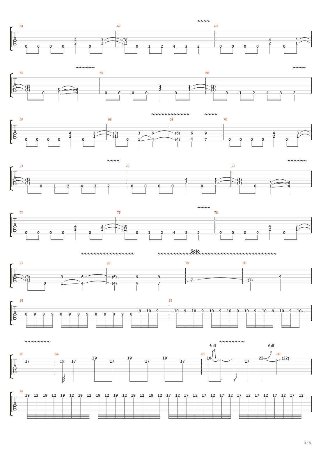 The Race吉他谱