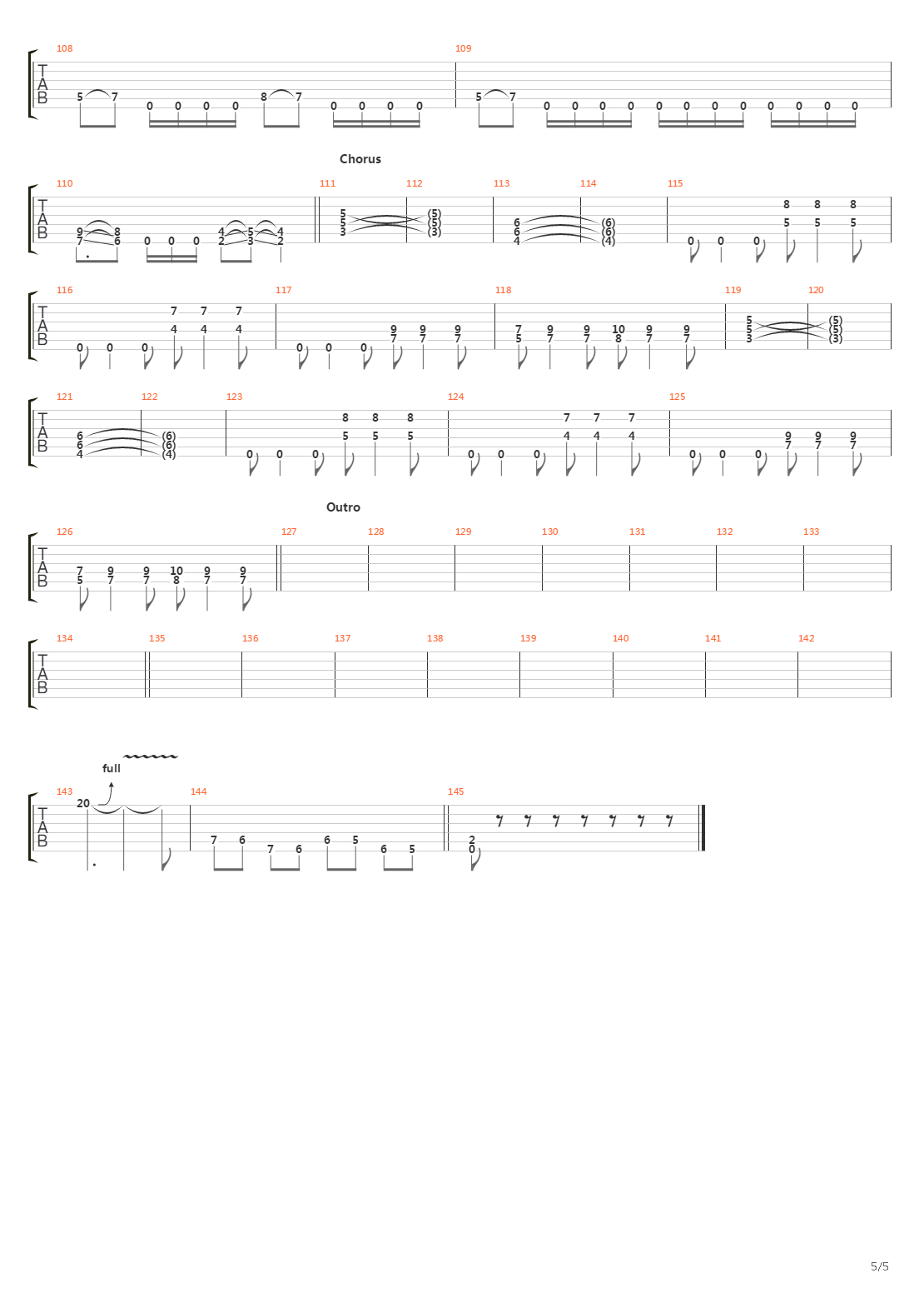 The Race吉他谱