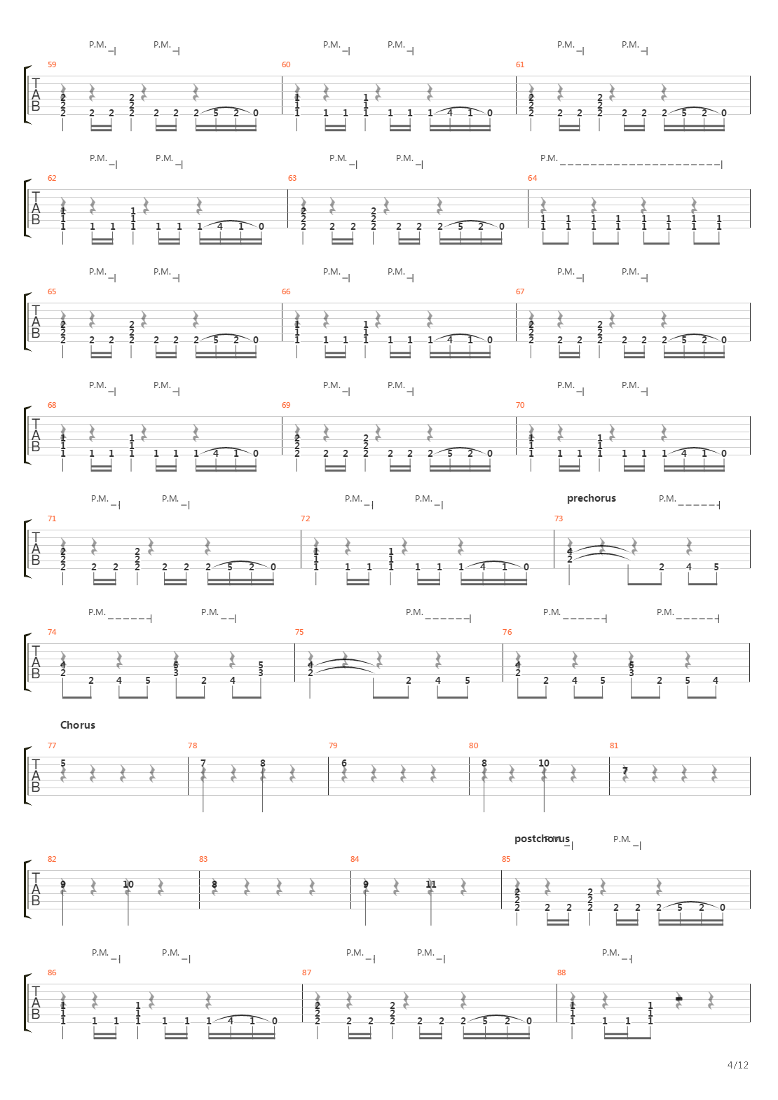 The Stage吉他谱