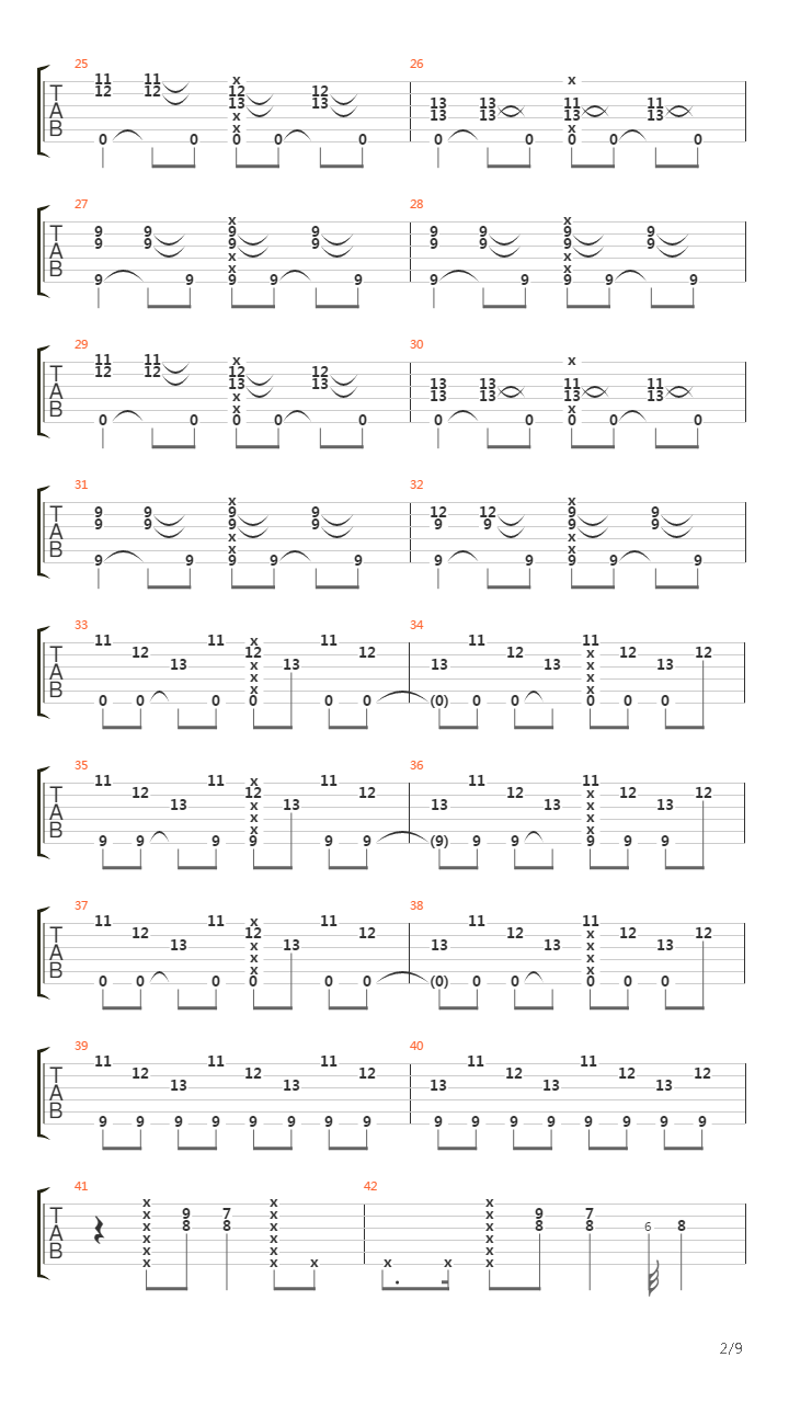 Cant Back Down吉他谱