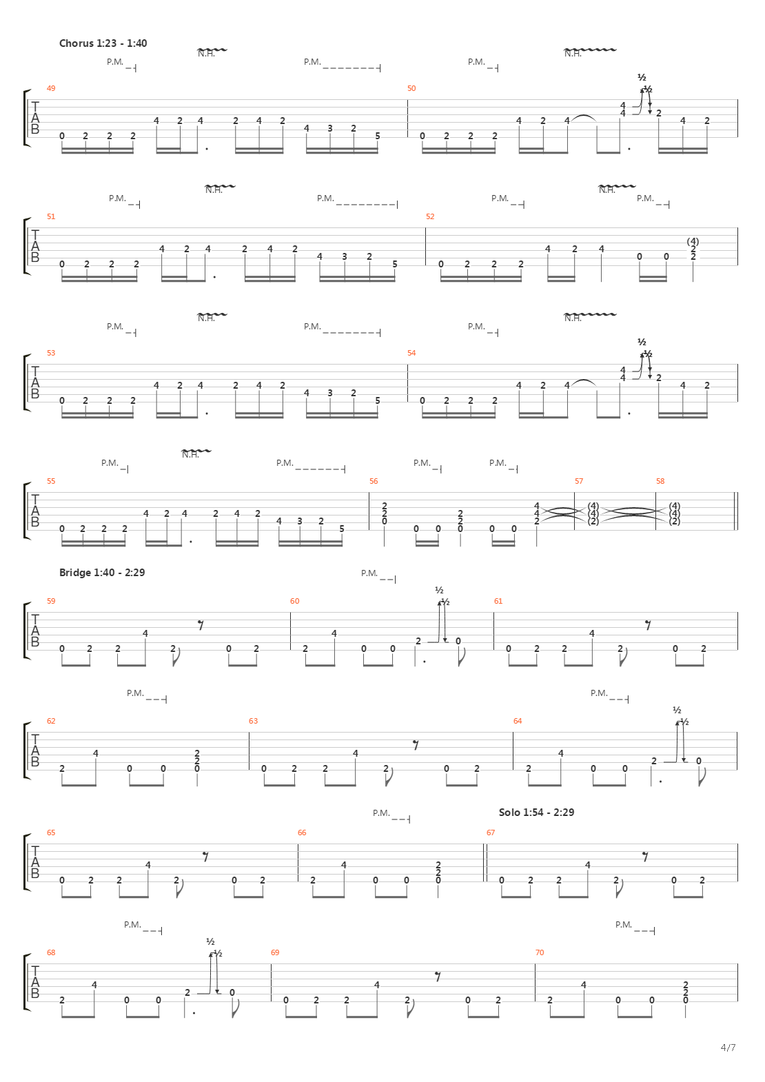 Parade Of The Dead吉他谱