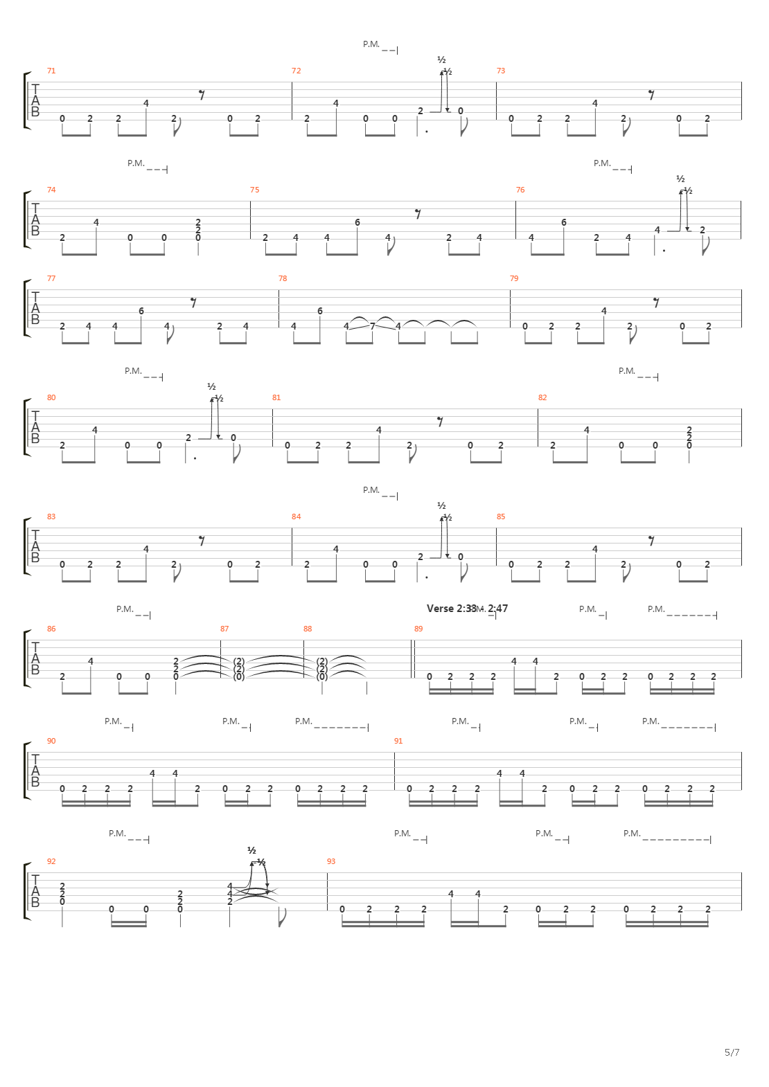 Parade Of The Dead吉他谱