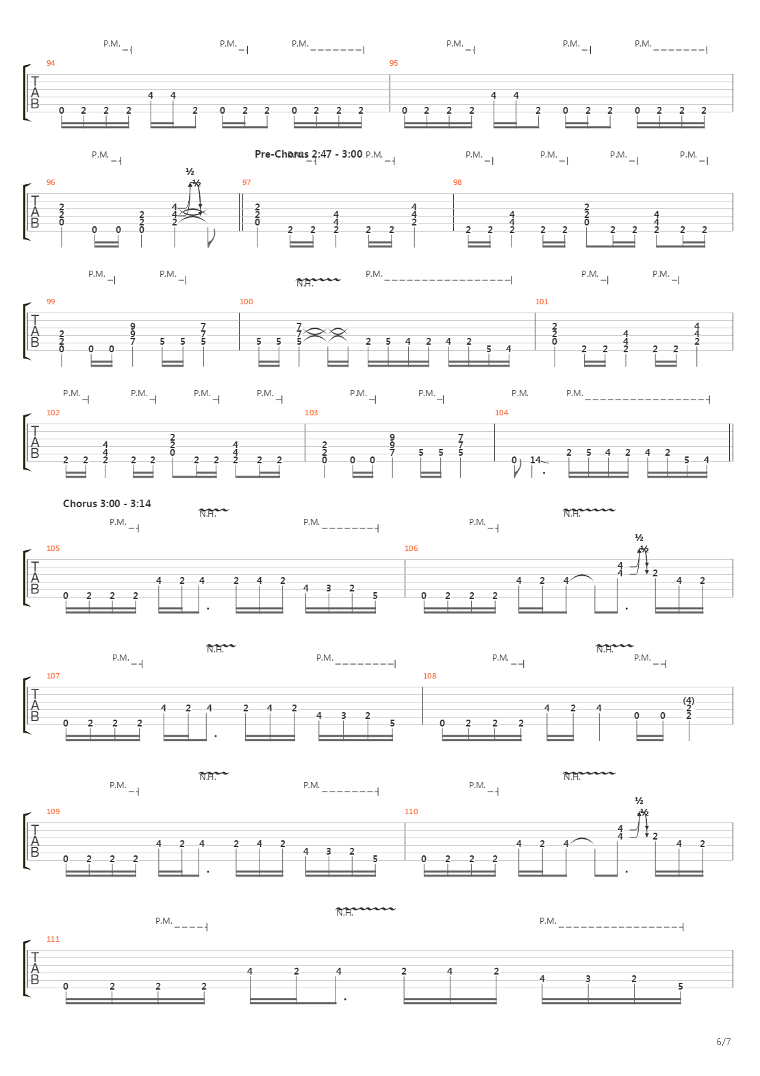 Parade Of The Dead吉他谱