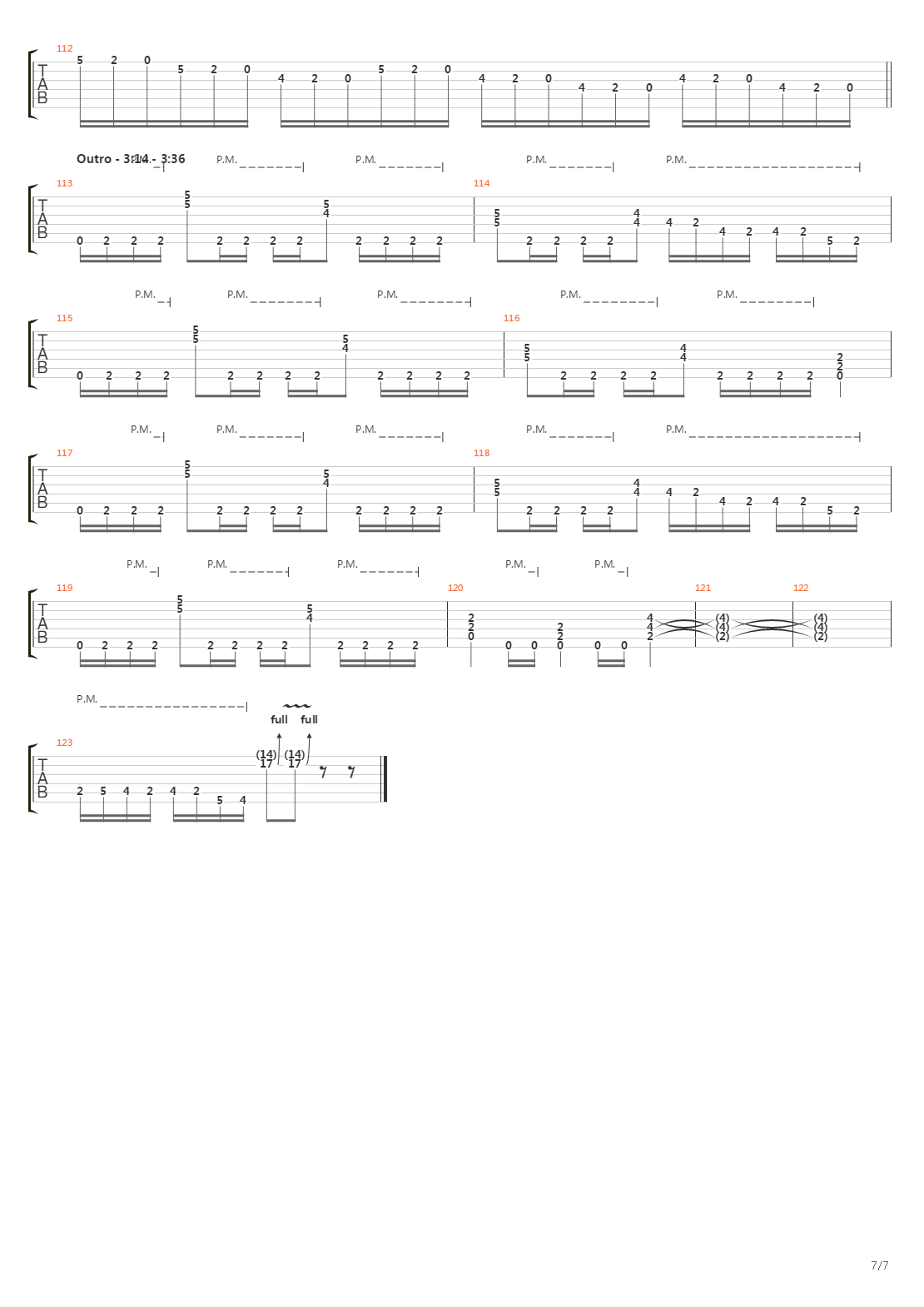 Parade Of The Dead吉他谱