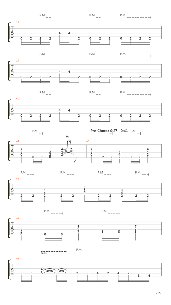 Parade Of The Dead吉他谱