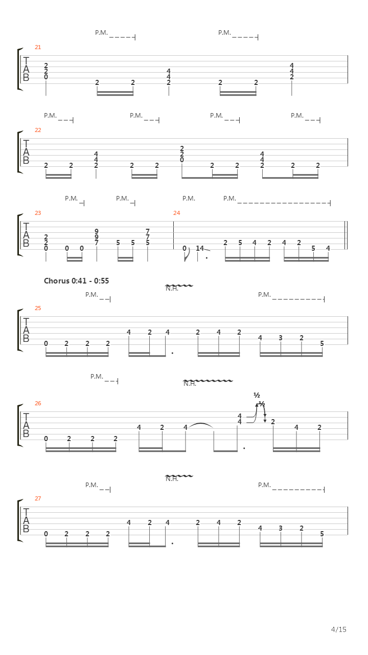 Parade Of The Dead吉他谱