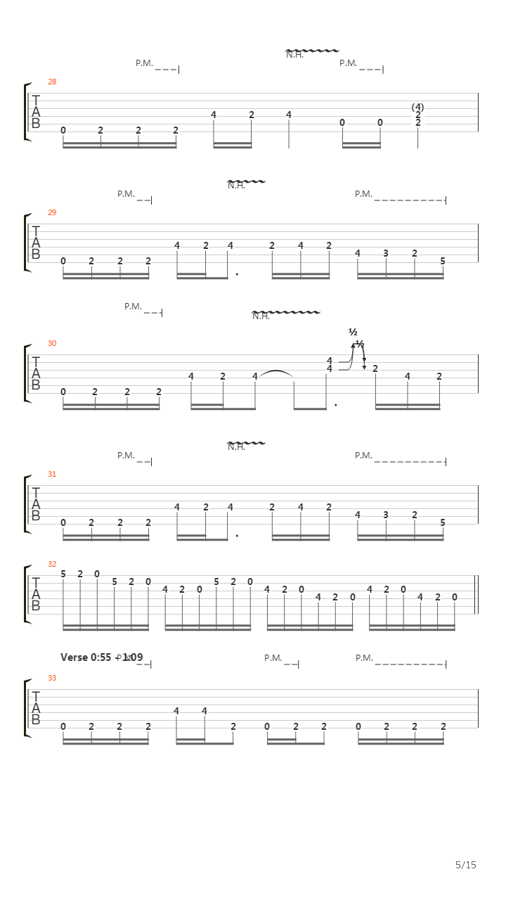 Parade Of The Dead吉他谱