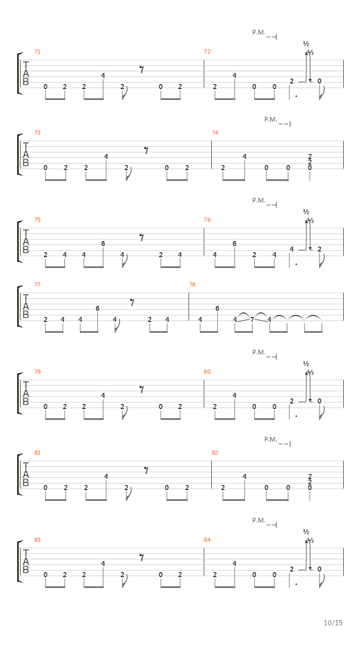 Parade Of The Dead吉他谱