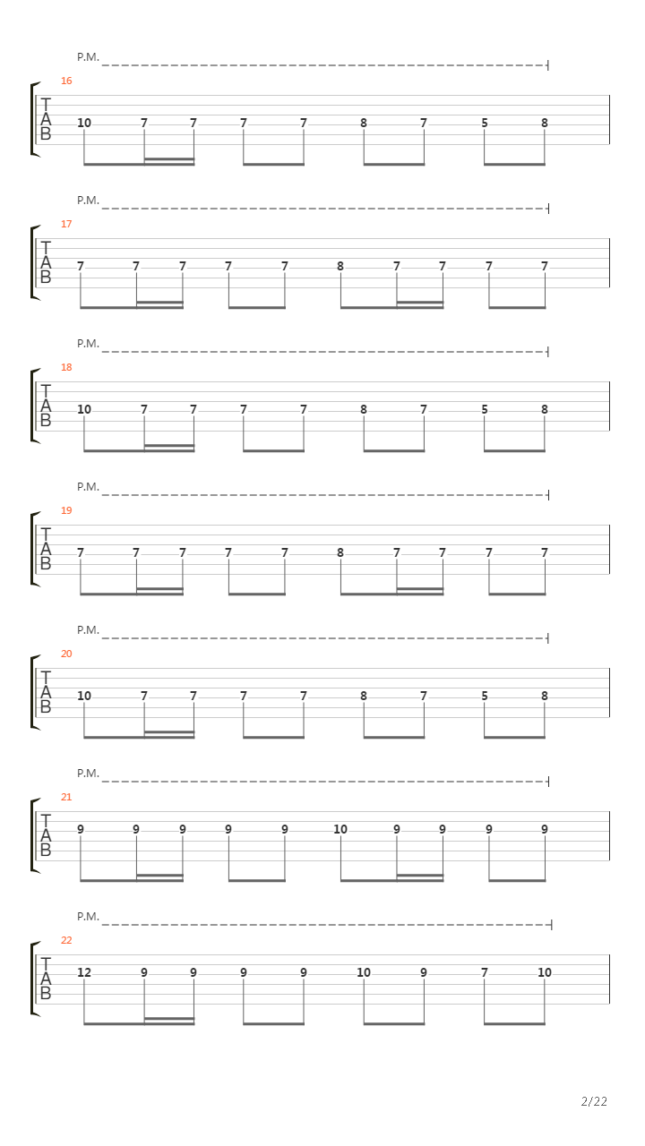 The Script For My Requiem吉他谱