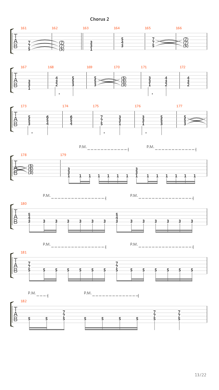 The Script For My Requiem吉他谱