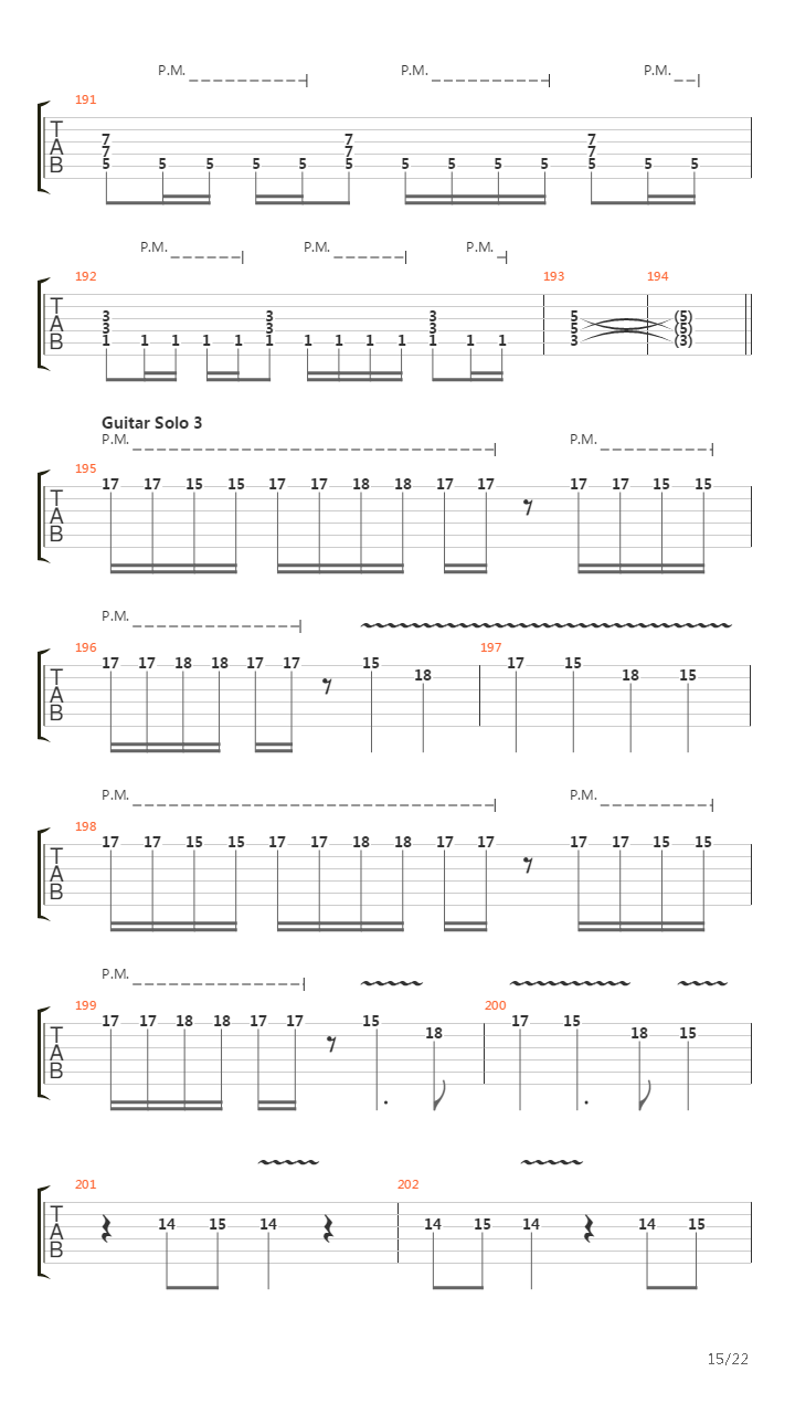 The Script For My Requiem吉他谱