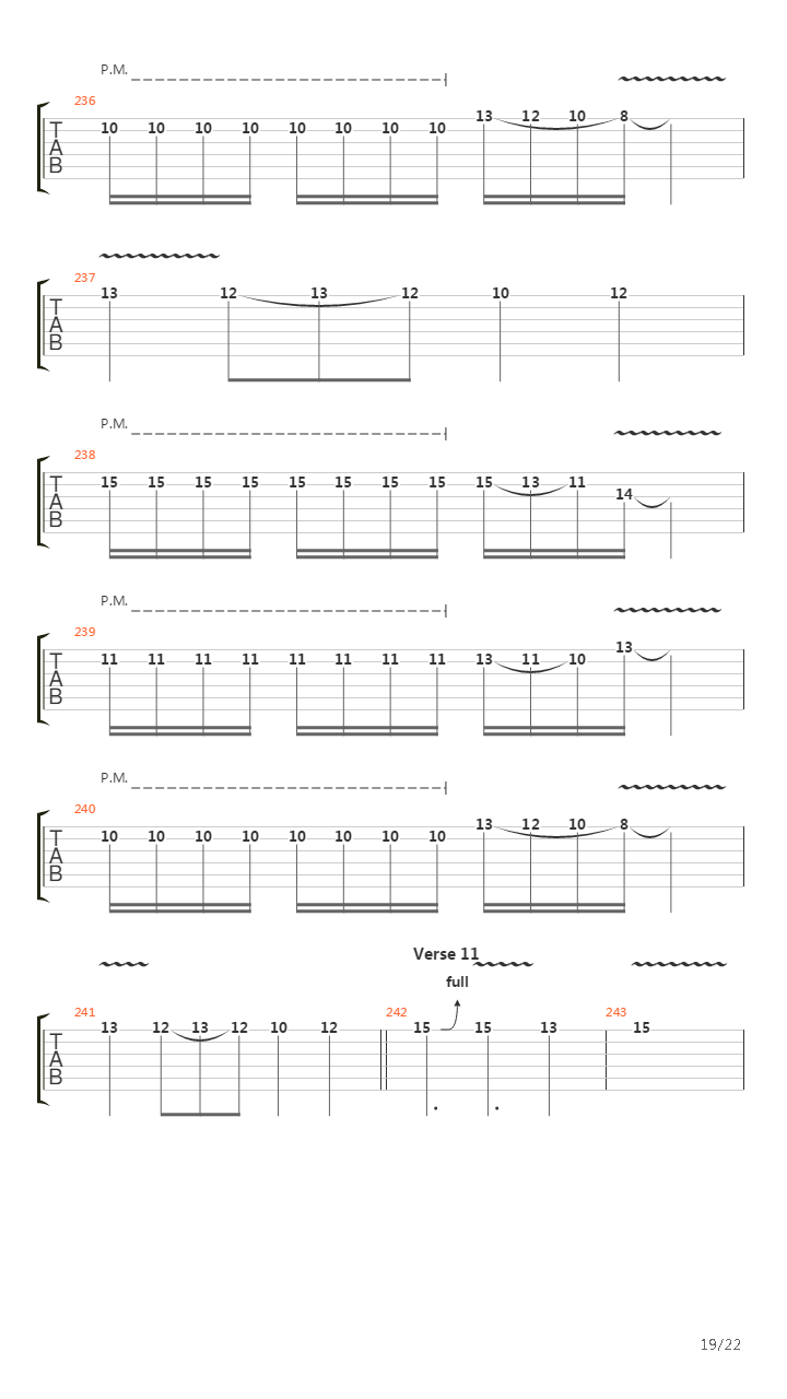 The Script For My Requiem吉他谱