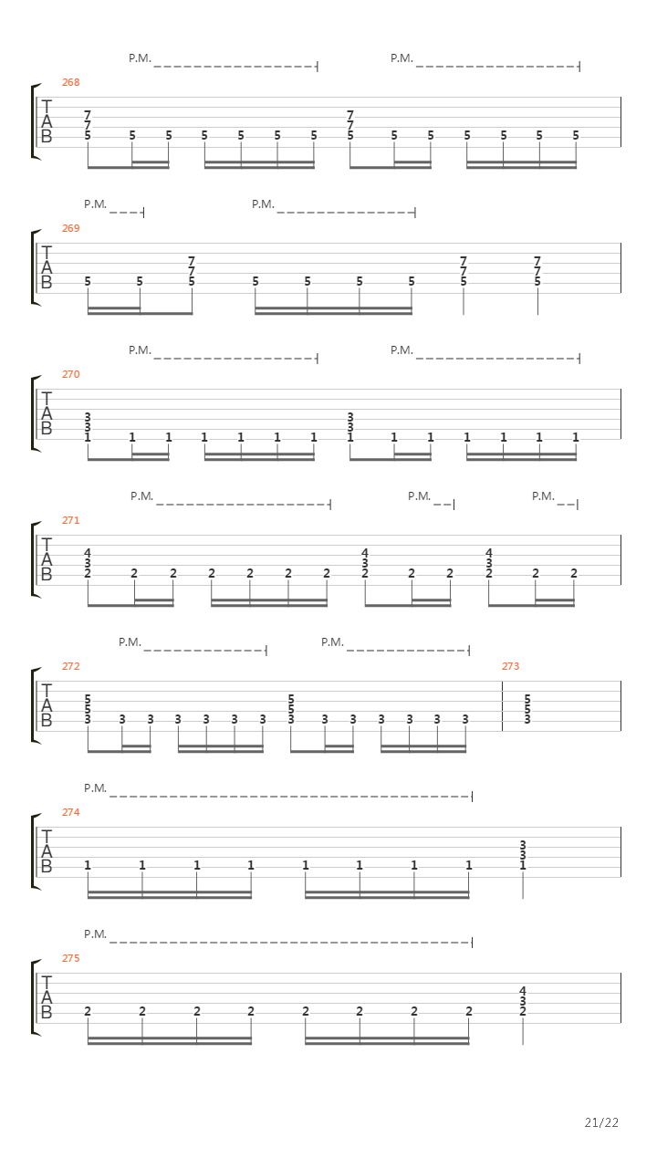 The Script For My Requiem吉他谱