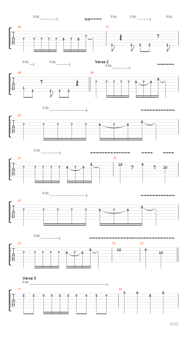 The Script For My Requiem吉他谱