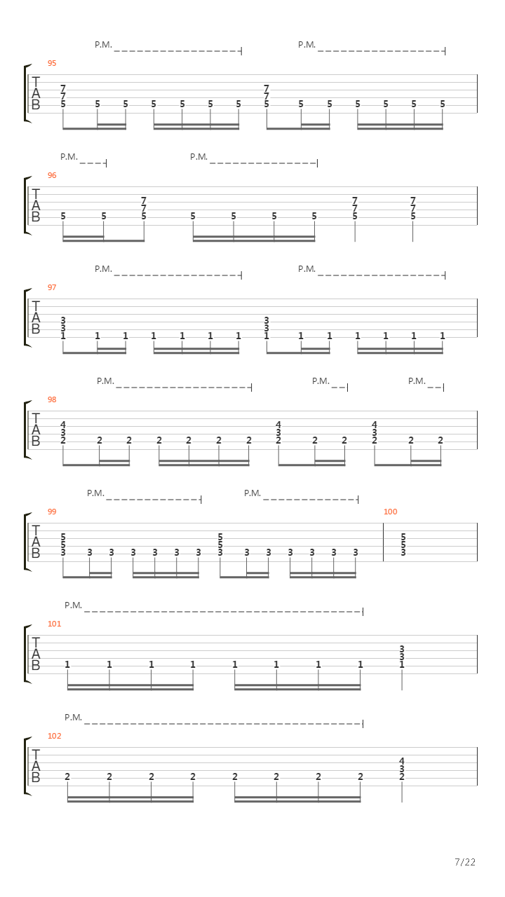 The Script For My Requiem吉他谱