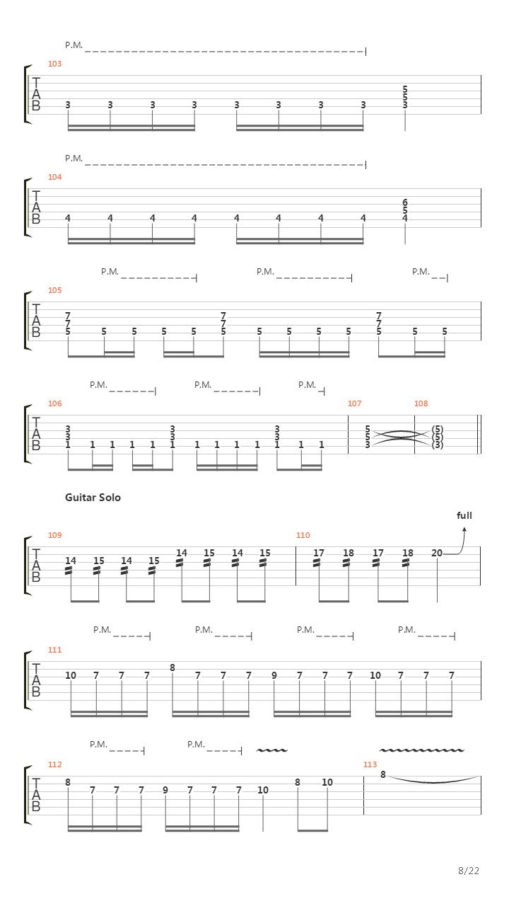 The Script For My Requiem吉他谱