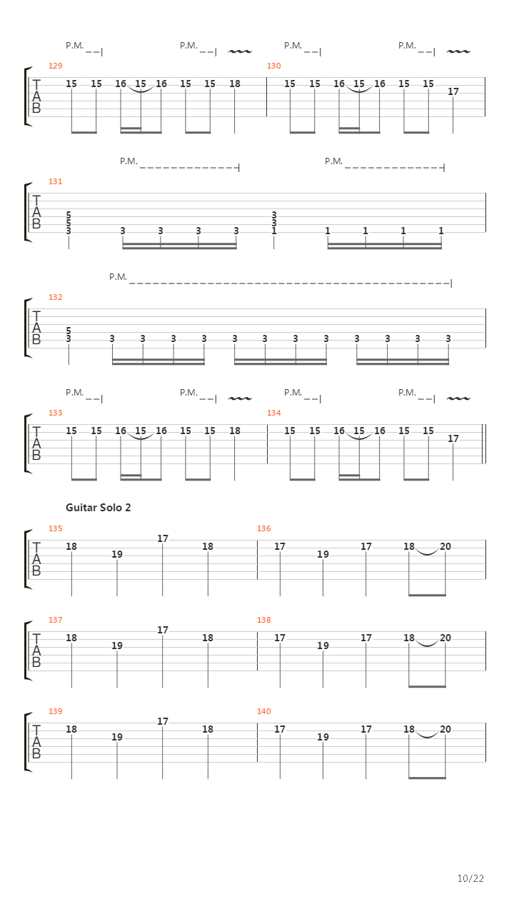 The Script For My Requiem吉他谱