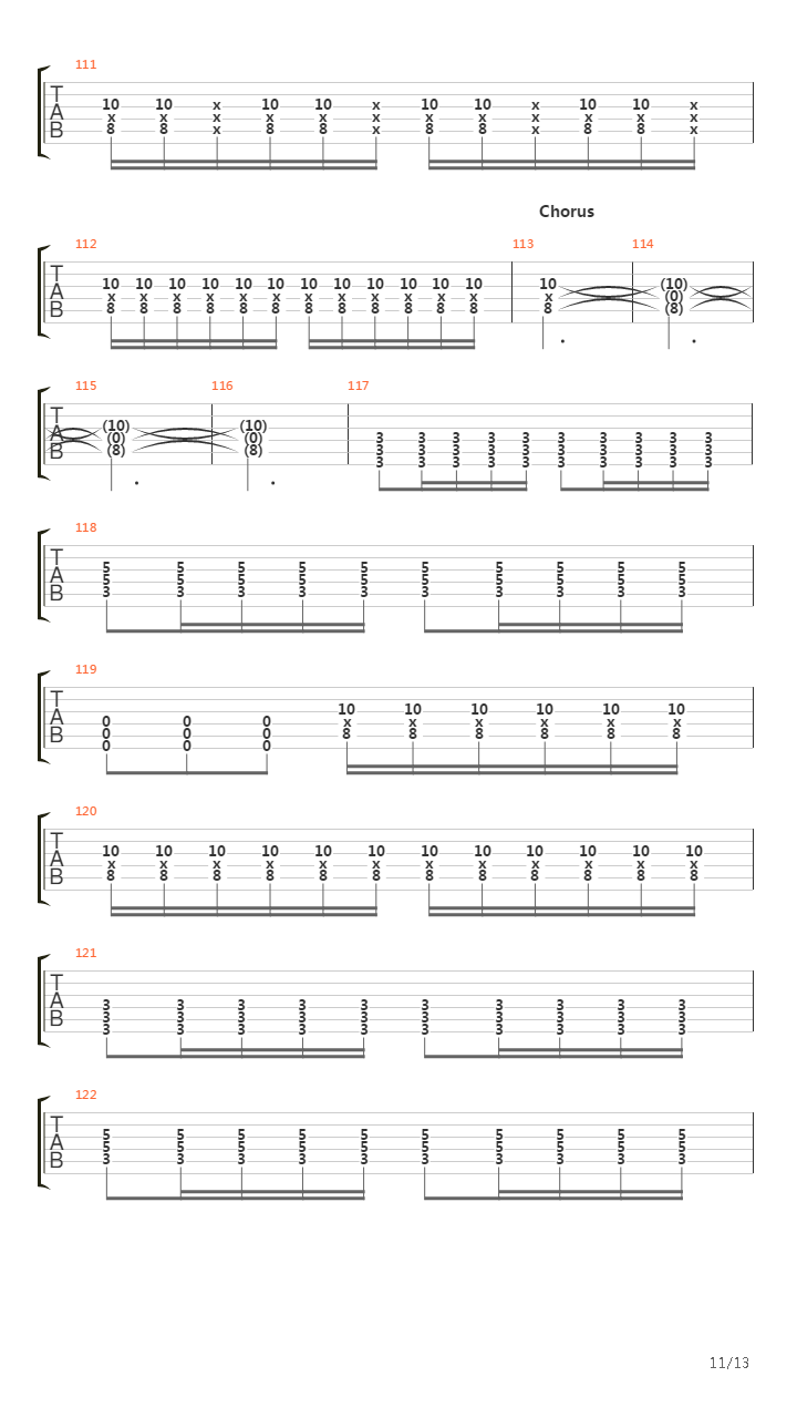 6 8吉他谱