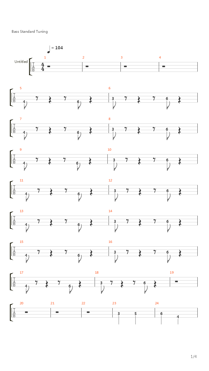 Orion吉他谱