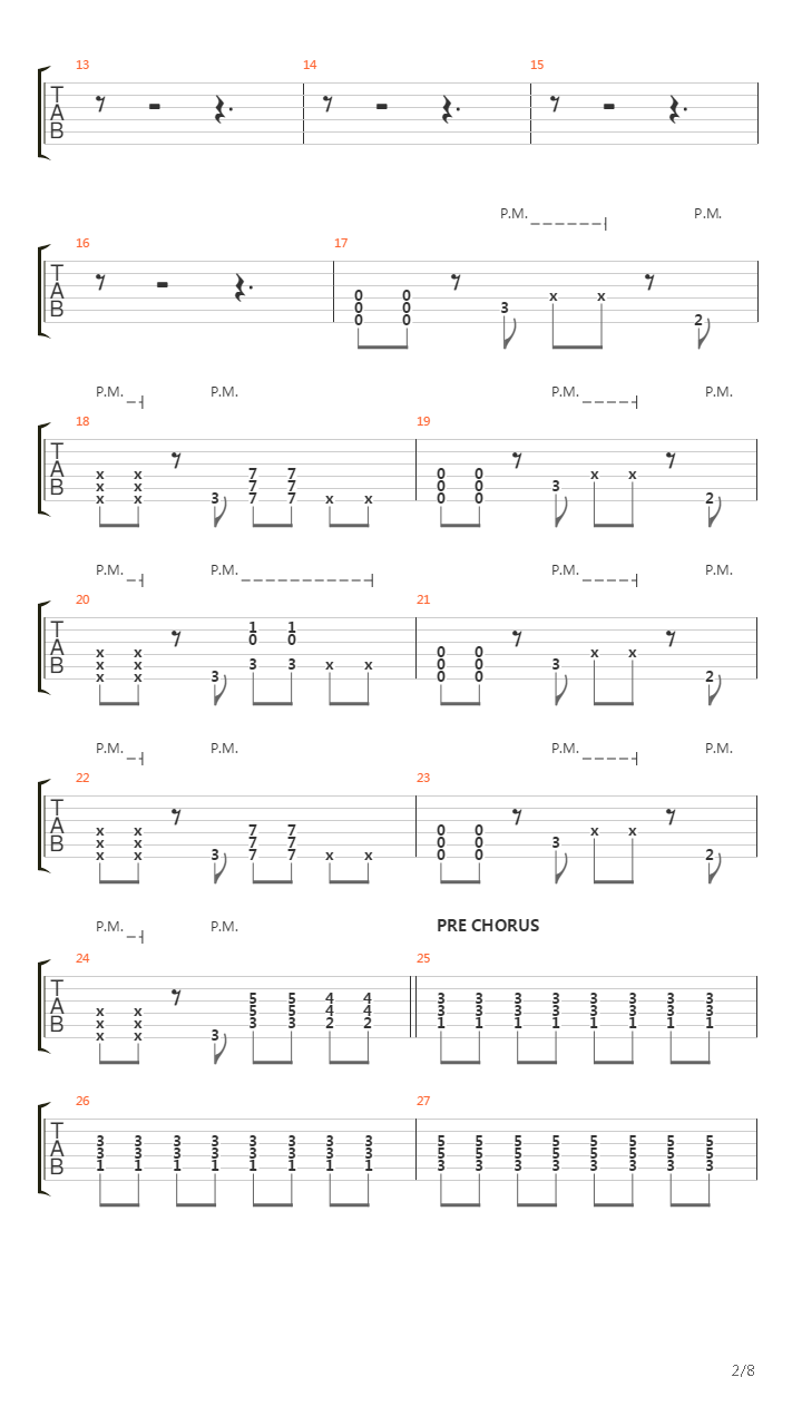 One Track Mind （keyboard add ver.）吉他谱